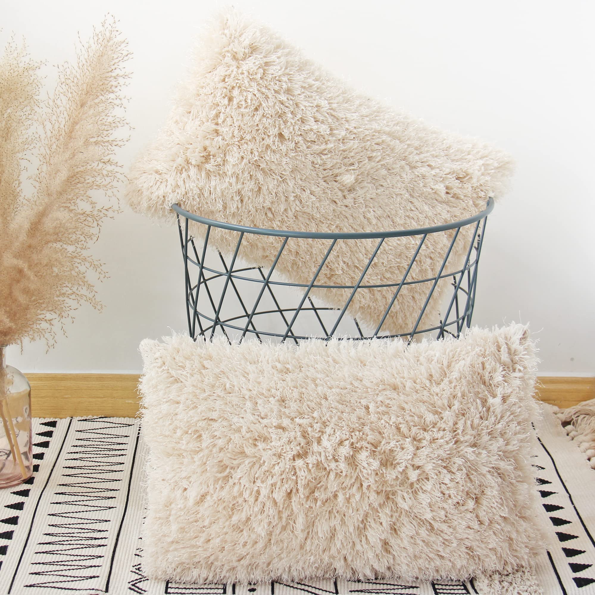 Amazon.com: JOJUSIS Fluffy Decorative Throw Pillows Covers